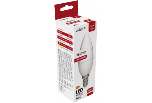 Bec LED lumânare 2.5W E14 WW Avide