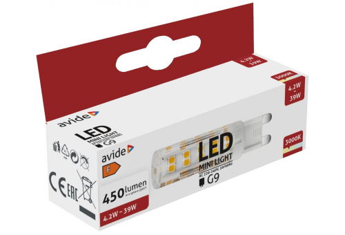 LED 4.2W G9 WW fekvő