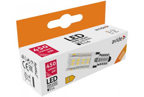 LED 4W JD E14 NW flat