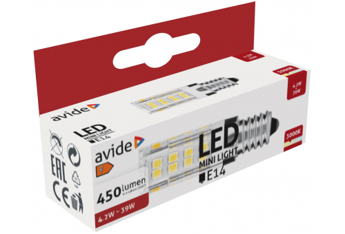 LED 4.2W JD E14 WW fekvő