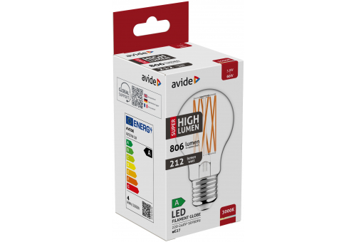 LED Filament Birnenform 3.8W E27 WW Super Hohe Lichtausbeute