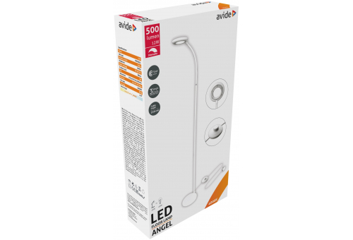 LED candeeiro de pé Angel 12W NW Branco