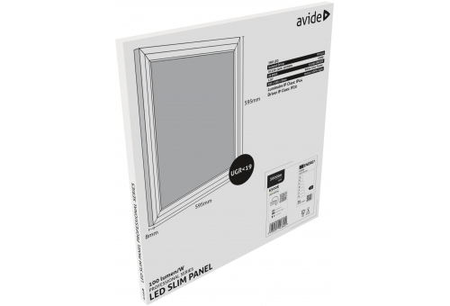 LED panel 60x60cm 36W CW 100lm/W UGR+IP44 Professional Range