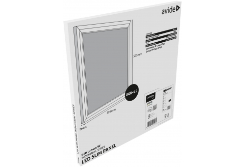 LED panel 60x60cm 36W NW 120lm/W UGR+IP44 Industrial Range