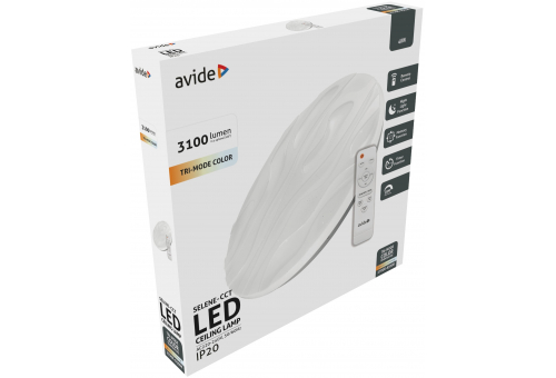 LED Stropná lampa Selene-CCT 48W S diaľkovým ovládaním