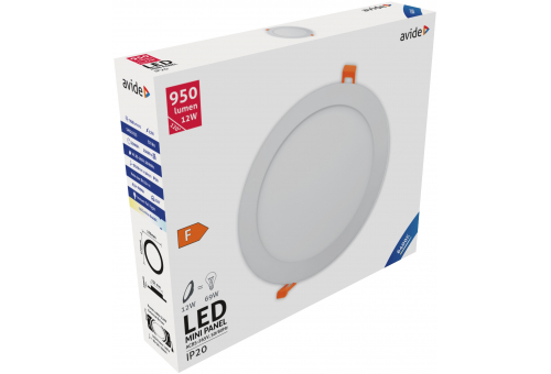 Plafonieră LED încorporabilă 12W CW Rotundă Aluminiu Avide