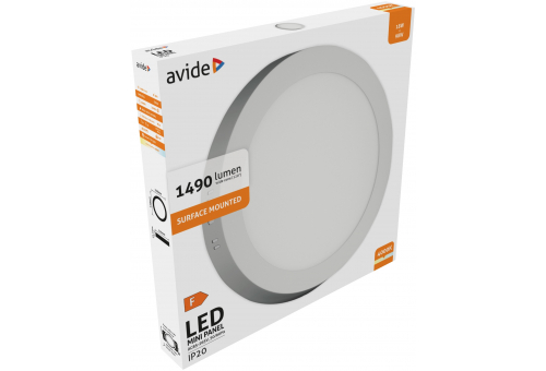 Plafonieră LED 18W NW Rotundă Aluminiu Avide