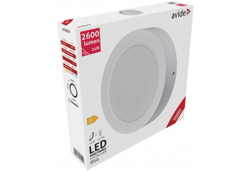 Plafonieră LED 24W WW Rotundă Plastic Avide